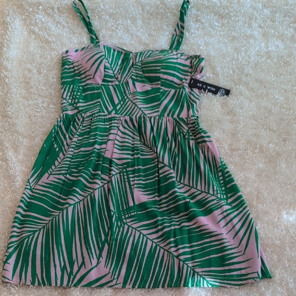 NWT! Strappy sun dress Junior Size lLg
